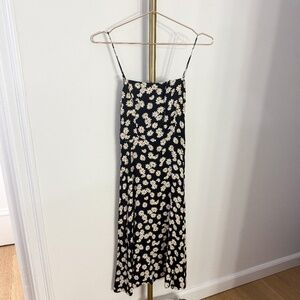 reformation peach dress